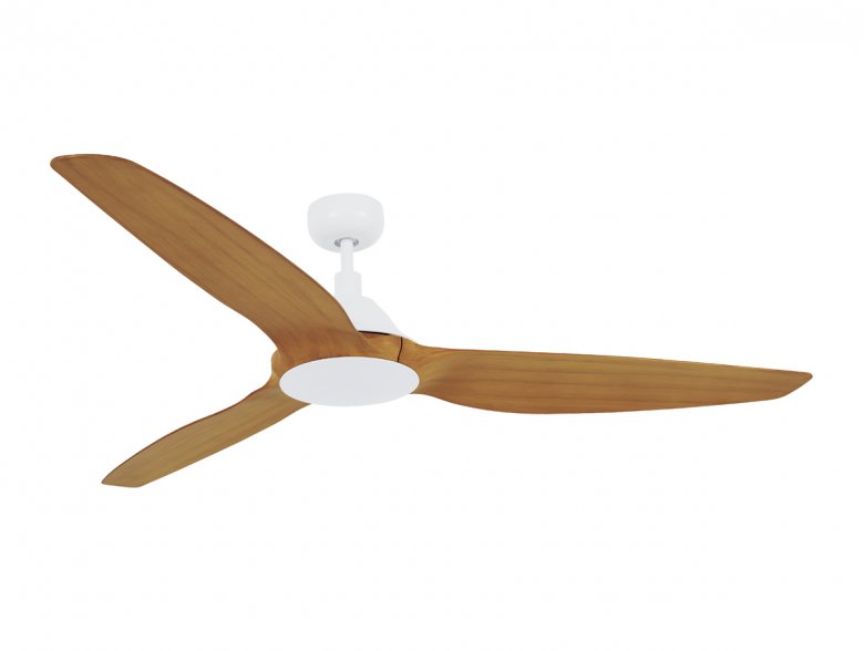 Lucci Air Airfusion Type A White with Teak blades