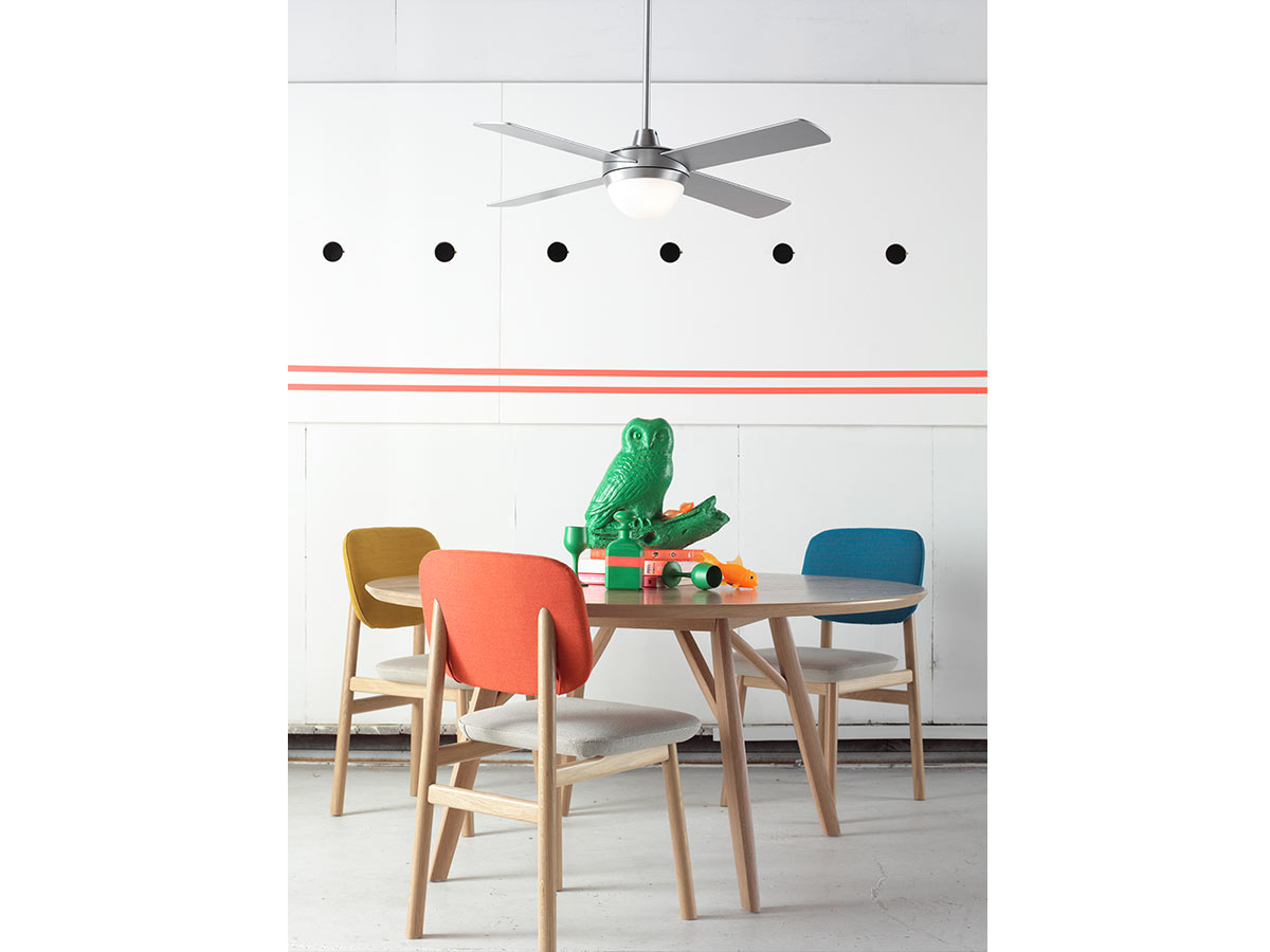 Lucci Air Futura Eco Silver Led Beacon International Fans And
