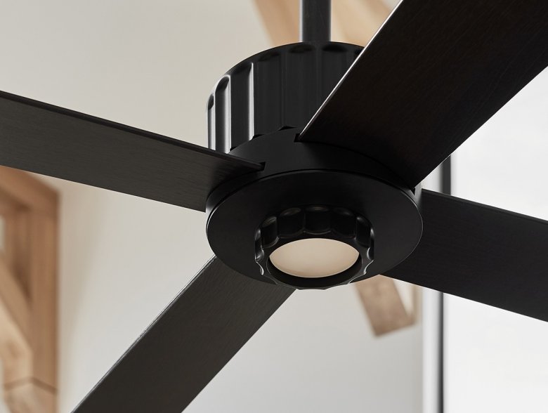 Newport 137cm DC Fan and Light in Antique Black LF2