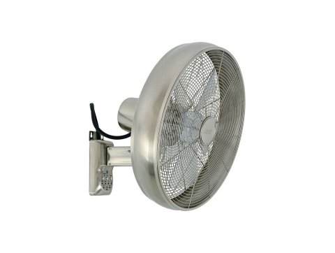 Lucci Air Breeze Wall Fan Brushed Chrome